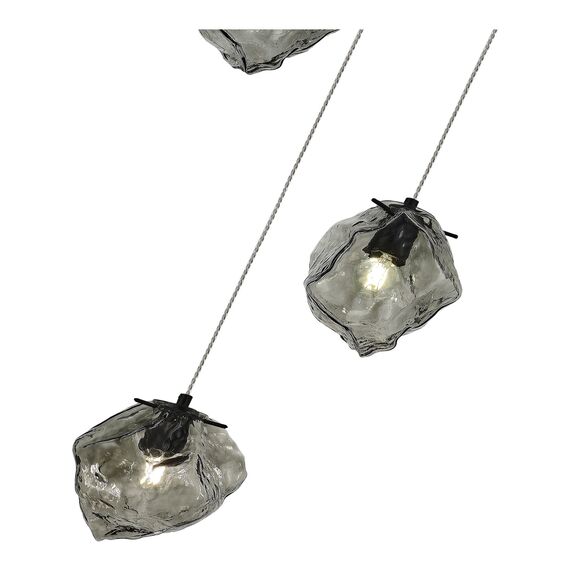 SL1175.403.03 Светильник подвесной ST-Luce Черный/Серо-зеленый E14 3*40W PORTICI, изображение 3