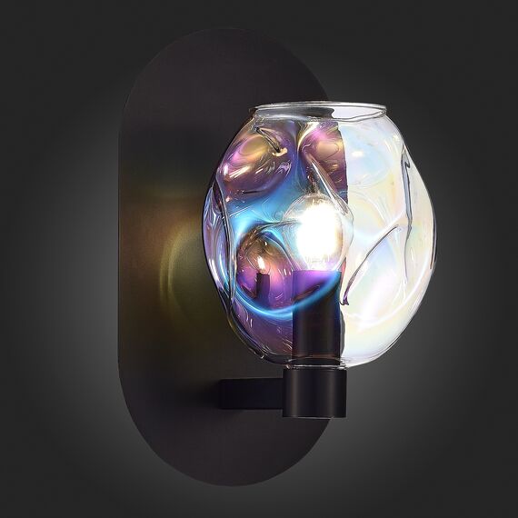 SL1188.401.01 Бра ST-Luce Черный/Радужный E14 1*40W IDESIA, изображение 2