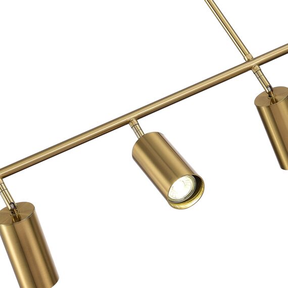 SL1206.303.05 Светильник подвесной ST-Luce Латунь/Латунь GU10 5*5W 4000K SORMANO, изображение 6