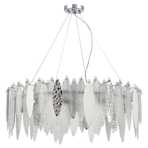 SL1224.103.10 Люстра подвесная ST-Luce Хром/Прозрачный, Белый E14 10*60W LASTRA, изображение 4