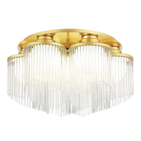 SL1511.202.07 Люстра потолочная ST-Luce Золотистый/Белый E27 7*60W ALLEGRO