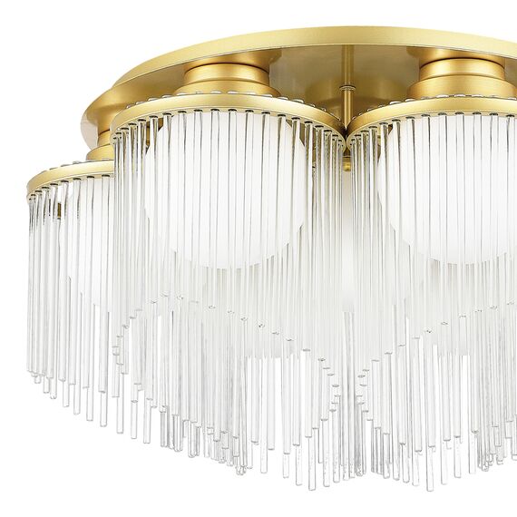 SL1511.202.07 Люстра потолочная ST-Luce Золотистый/Белый E27 7*60W ALLEGRO, изображение 3