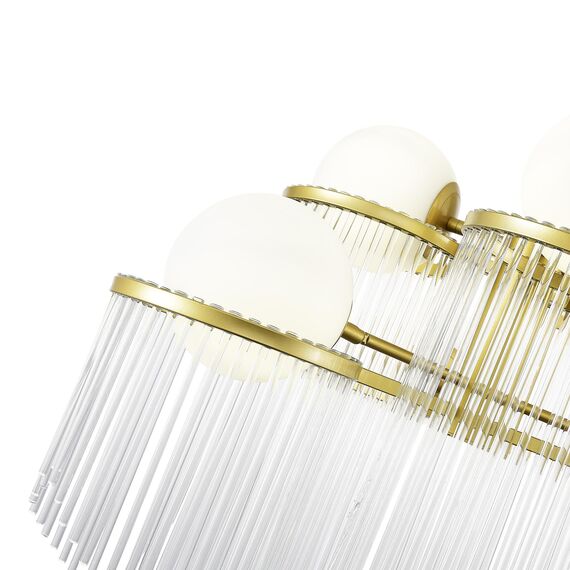 SL1511.203.06 Люстра подвесная ST-Luce Золотистый/Белый E27 6*60W ALLEGRO, изображение 3