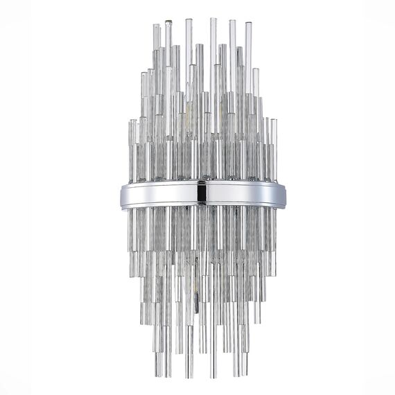 SL1628.101.02 Бра ST-Luce Хром/Прозрачный, Хром E14 2*40W TERAMO, изображение 4