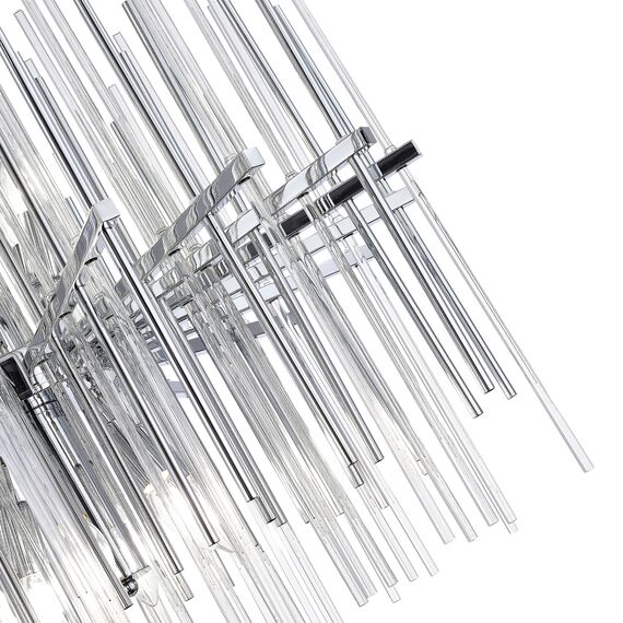 SL1628.103.08 Люстра подвесная ST-Luce Хром/Прозрачный, Хром E14 8*40W TERAMO, изображение 5