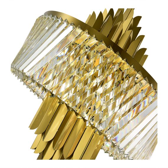 SL1635.303.09 Люстра подвесная ST-Luce Латунь/Прозрачный E14 9*40W NARI, изображение 3