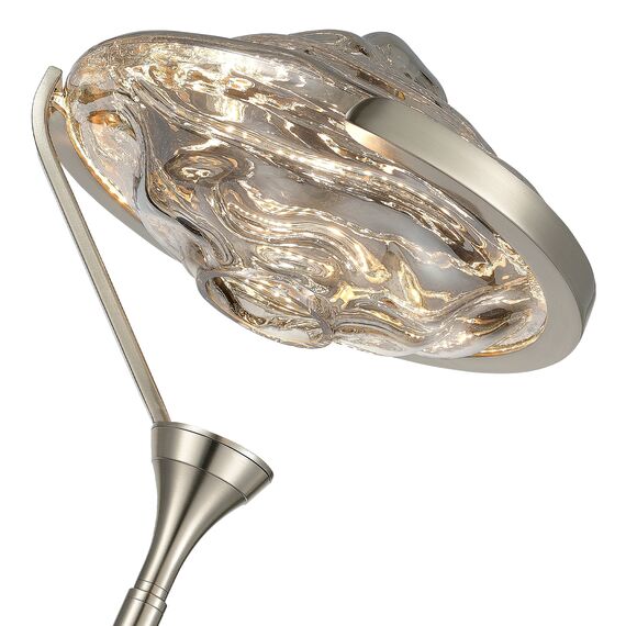 SL6115.105.01 Торшер ST-Luce Никель/Дымчато-Серый LED 1*19W 3000K AMARA, изображение 3