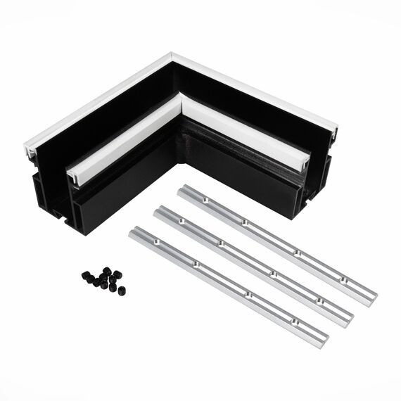 ST003.479.01 Угол-соединитель для профиля SKYLINE 48 с демпф. системой ST-Luce Черный SKYLINE 48, изображение 3