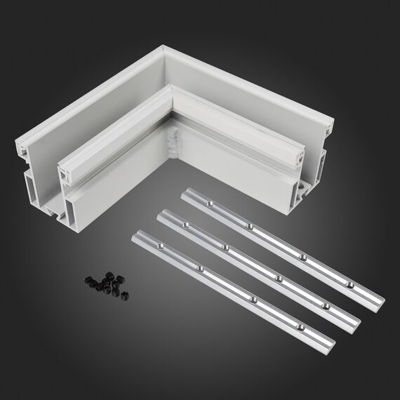 ST003.579.01 Угол-соединитель для профиля SKYLINE 48 с демпф. системой ST-Luce Белый SKYLINE 48, изображение 2