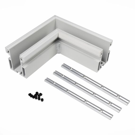 ST003.579.01 Угол-соединитель для профиля SKYLINE 48 с демпф. системой ST-Luce Белый SKYLINE 48, изображение 3