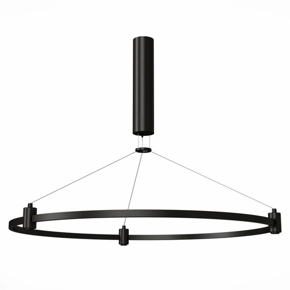 ST025.413.00 Шинопровод-кольцо FARM с подвесами и основанием под блок питания ST-Luce Черный FARM, изображение 3