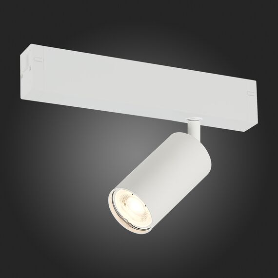 ST503.506.01 Св-к трек. Белый GU10 1*50W  IP20 L100xW54xH142 180-240V Без ламп SKYLINE 220, изображение 2