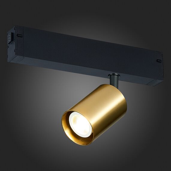 ST505.206.01 Св-к трек. Золотистый GU10 1*50W  IP20 L82xW70xH172 180-240V Без ламп SKYLINE 220, изображение 2