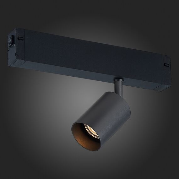 ST505.406.01 Св-к трек. Черный GU10 1*50W  IP20 L82xW70xH172 180-240V Без ламп SKYLINE 220, изображение 2