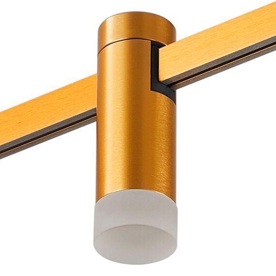 ST812.206.03 Магнитный трековый светильник FARM Золотистый LED 1*3W 3000K 93Lm Ra90 120 IP20 D29xH90 FARM, изображение 4
