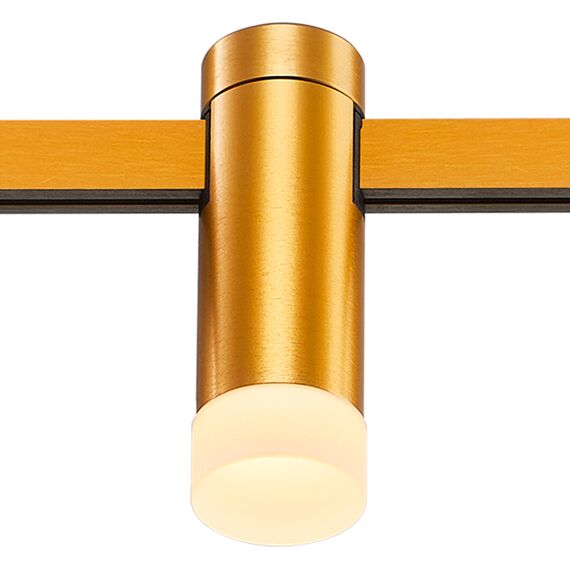 ST812.206.03 Магнитный трековый светильник FARM Золотистый LED 1*3W 3000K 93Lm Ra90 120 IP20 D29xH90 FARM, изображение 5