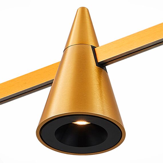 ST813.206.05 Магнитный трековый светильник FARM Золотистый LED 1*5W 3000K 272Lm Ra90 60 IP20 D70xH11 FARM, изображение 3