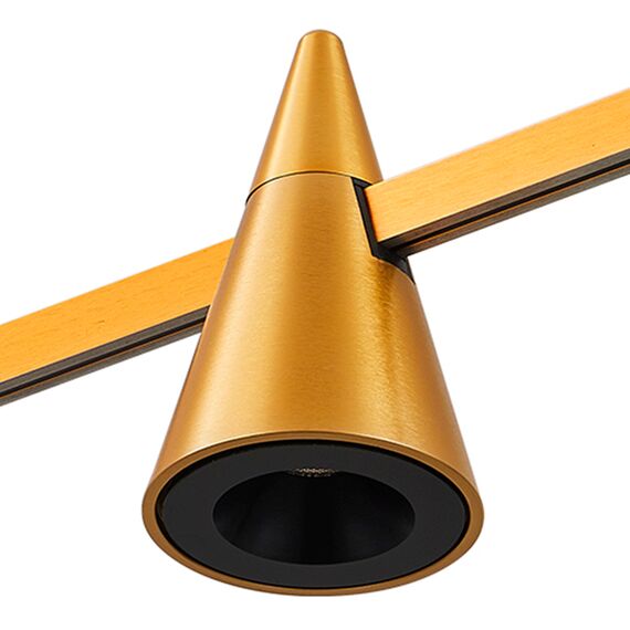 ST813.206.05 Магнитный трековый светильник FARM Золотистый LED 1*5W 3000K 272Lm Ra90 60 IP20 D70xH11 FARM, изображение 4