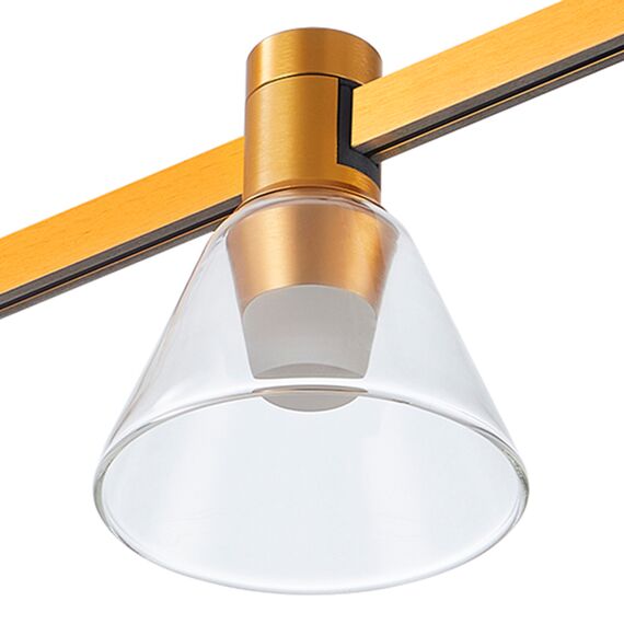 ST814.206.03 Магнитный трековый светильник FARM Золотистый LED 1*3W 3000K 89Lm Ra90 120 IP20 D90xH10 FARM, изображение 4