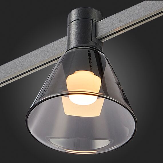 ST814.406.03 Магнитный трековый светильник FARM Черный LED 1*3W 3000K 78Lm Ra90 120 IP20 D90xH102 24 FARM, изображение 2