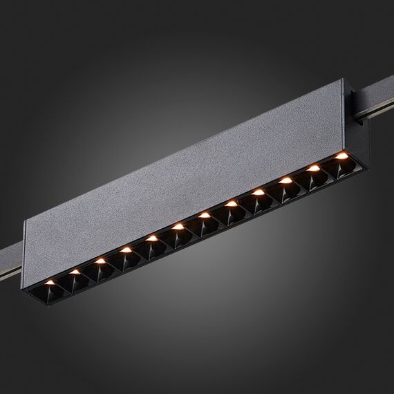 ST816.406.12 Магнитный трековый светильник FARM Черный LED 1*12W 3000K 609Lm Ra90 40 IP20 L232xW24xH FARM, изображение 2
