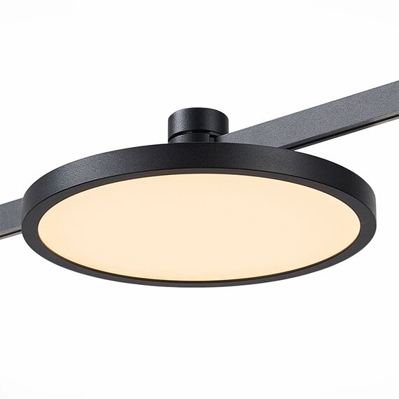 ST818.406.12 Магнитный трековый светильник FARM Черный LED 1*10W 3000K 500Lm Ra80 120 IP20 D168xH54 FARM, изображение 4