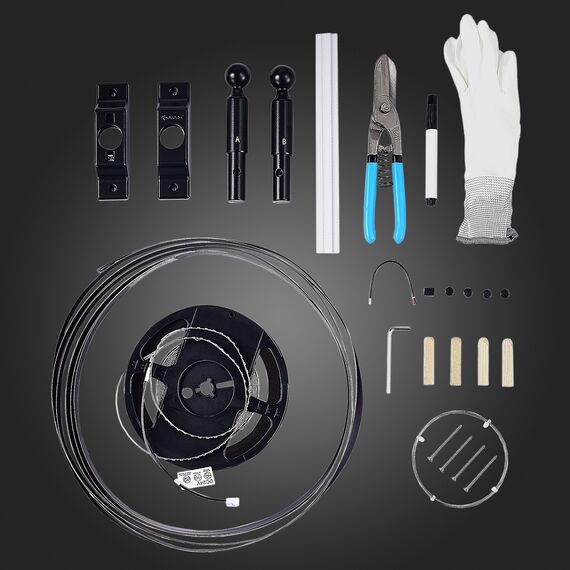 ST961.447.14 Тросовая световая система ST-Luce Черный LED 1*13,5W 4000K RAY, изображение 2