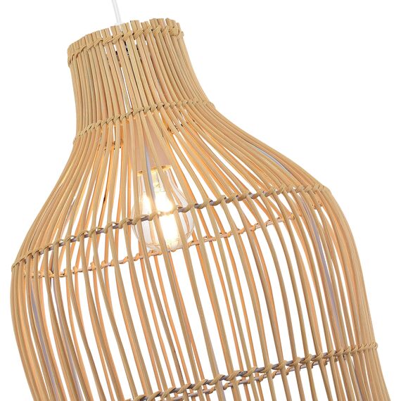 SL1513.523.01 Светильник подвесной ST-Luce Белый/Бежевый E27 1*40W CESTA, изображение 3