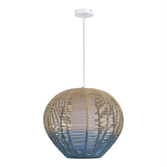 SL1514.513.01 Светильник подвесной ST-Luce Белый/Бежевый,Синий E27 1*40W VIMINI, изображение 2