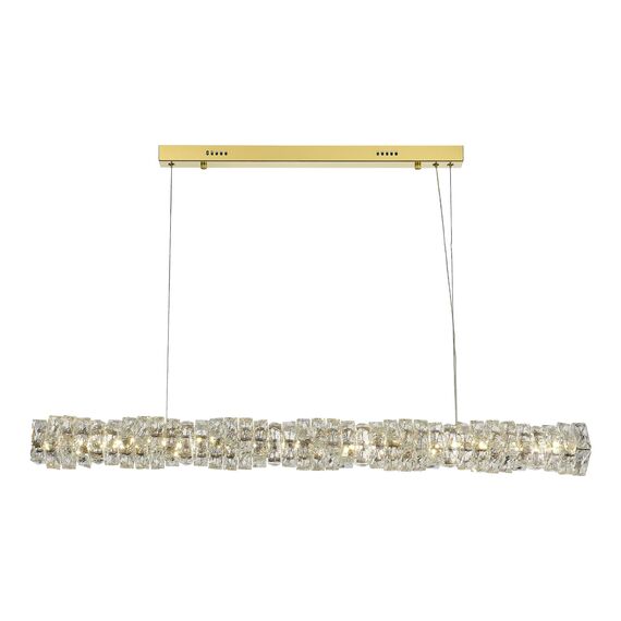 SL6010.203.30 Светильник подвесной ST-Luce Золотистый/Прозрачный LED 1*30W ESPIRA, изображение 4