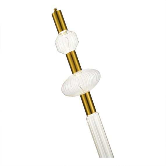 SL6117.203.03 Светильник подвесной ST-Luce Латунь/Золотой, Прозрачный LED 3*3W 3000K TACCHE, изображение 3