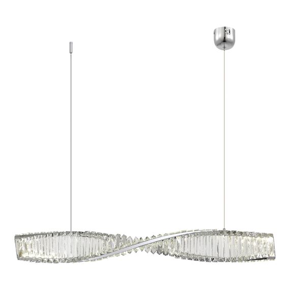 SL6205.113.01 Светильник подвесной ST-Luce Хром/Прозрачный LED 1*21W 4000K ELICA, изображение 2