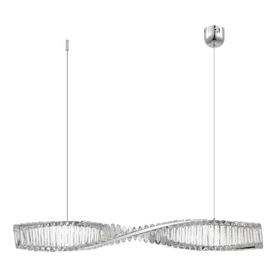 SL6205.113.01 Светильник подвесной ST-Luce Хром/Прозрачный LED 1*21W 4000K ELICA, изображение 3