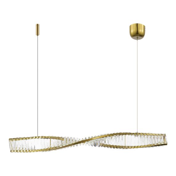 SL6205.323.01 Светильник подвесной ST-Luce Латунь/Прозрачный LED 1*25W 4000K ELICA, изображение 3