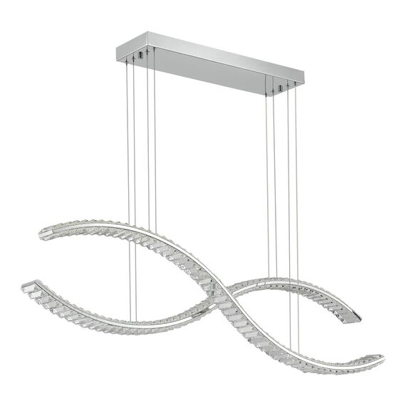 SL6206.103.50 Светильник подвесной ST-Luce Хром/Прозрачный LED 1*50W 3000K ACENO, изображение 2