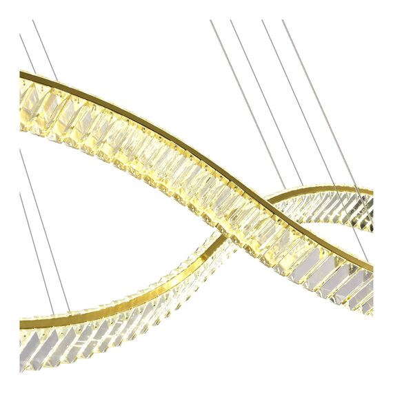 SL6206.303.50 Светильник подвесной ST-Luce Латунь/Прозрачный LED 1*50W 3000K ACENO, изображение 3