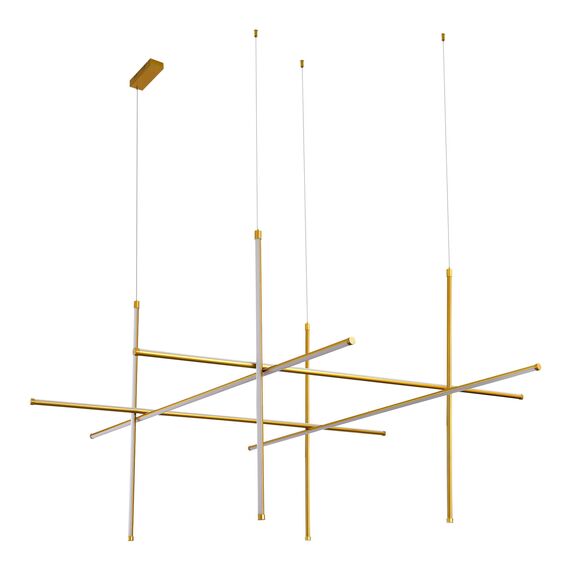 SL6207.203.150 Светильник подвесной ST-Luce Матовое золото LED 1*150W 3000K RETICO, изображение 2