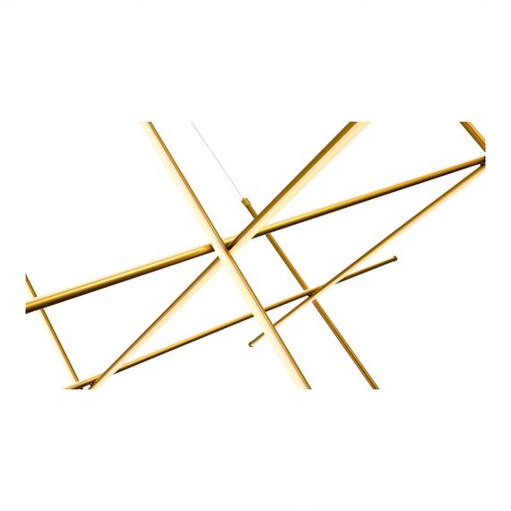 SL6207.203.150 Светильник подвесной ST-Luce Матовое золото LED 1*150W 3000K RETICO, изображение 3