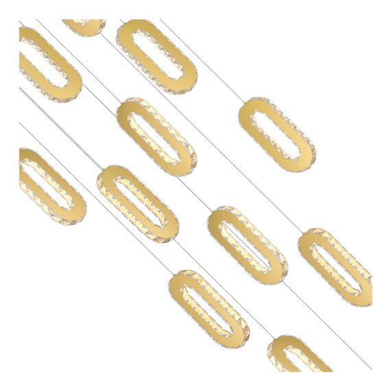 SL6506.203.12 Светильник подвесной ST-Luce Золотистый/Золотистый, Прозрачный LED 12*9W 3000K ALLUNGO, изображение 3