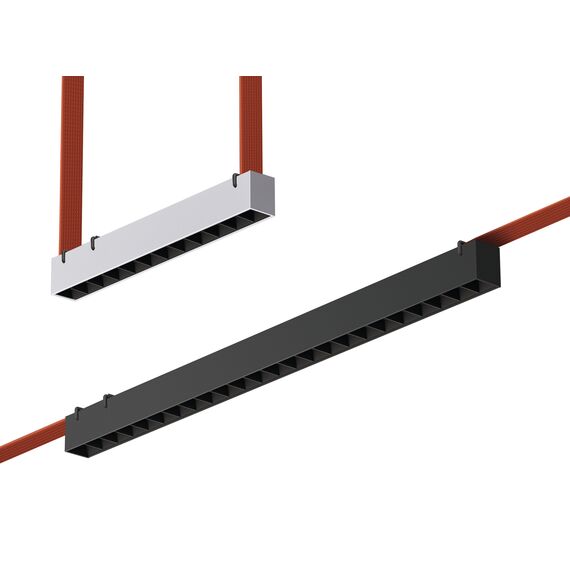 ST455.436.12 Св-к трек. Черный LED 1*12W 3000K 1 050Lm Ra90 24/40 IP20 L323xW40xH45 48V BAND, изображение 2