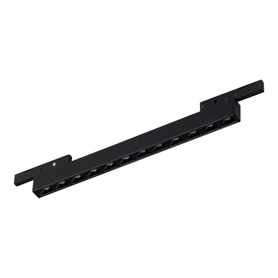 ST666.436.10 Магнитный трековый светильник Черный LED 1*10W 3000K 430Lm Ra>90  IP20 L196xW10xH18 24V SUPER5, изображение 3