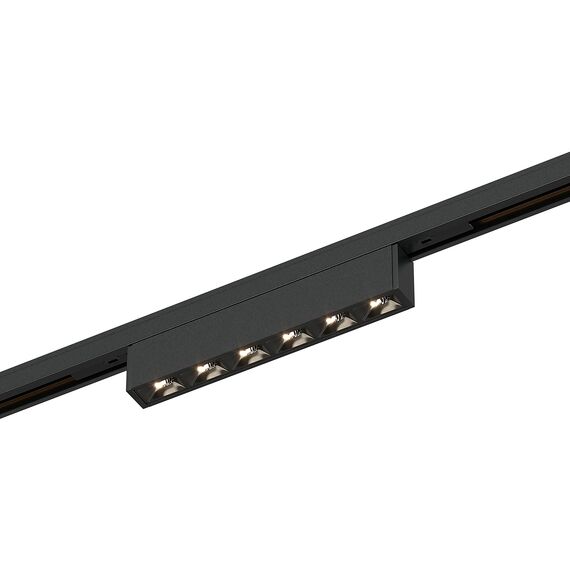 ST666.446.05 Магнитный трековый светильник Черный LED 1*5W 4000K 220Lm Ra>90  IP20 L100xW10xH18 24V SUPER5, изображение 2