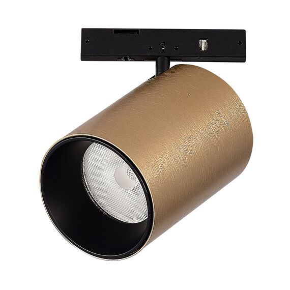 ST671.336.09 Магнитный трековый светильник Латунь LED 1*9W 3000K 500Lm Ra>90 36° IP20 D45xH63 24V SUPER5, изображение 5