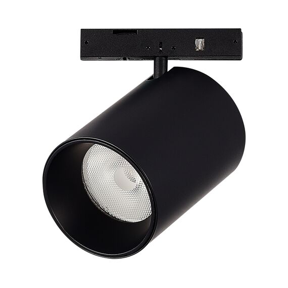 ST671.436.09 Магнитный трековый светильник Черный LED 1*9W 3000K 500Lm Ra>90 36° IP20 D45xH63 24V SUPER5, изображение 5