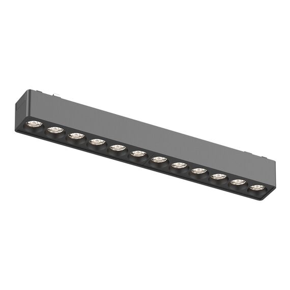 ST673.446.12 Магнитный трековый светильник Черный LED 1*12W 4000K 710Lm Ra&gt;90 36° IP20 L230xW26xH24 SKYFLAT