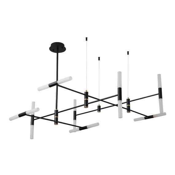 SL1216.403.16 Светильник подвесной ST-Luce Черный/Белый G9 16*5W 4000K RIMINI, изображение 2