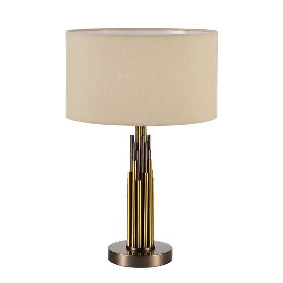 SL1638.304.01 Прикроватная лампа ST-Luce Латунь/Серый E14 1*42W GLORIA, изображение 2