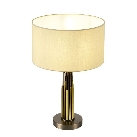 SL1638.304.01 Прикроватная лампа ST-Luce Латунь/Серый E14 1*42W GLORIA, изображение 5