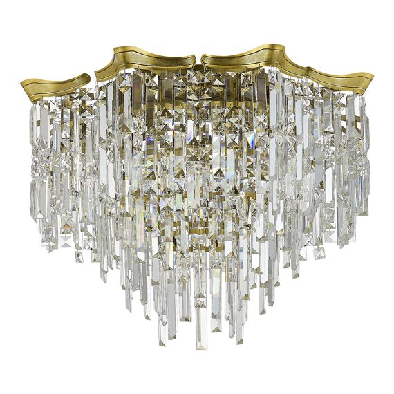 SL1659.302.07 Светильник потолочный ST-Luce Латунь/Прозрачный E14 7*60W OFELIA, изображение 2