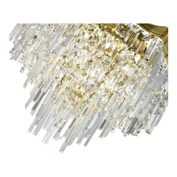 SL1659.302.07 Светильник потолочный ST-Luce Латунь/Прозрачный E14 7*60W OFELIA, изображение 3